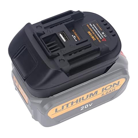 M18M Adapter converts for Dewalt 20V Lithium Battery and for Milwaukee 18V M18 Lithium Battery to for Ma-kita 18V Lithium Battery BL1830 BL1840 BL1850 Cover