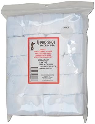 Pro-Shot .22-.270 Caliber 11/8-1000 Count Patches