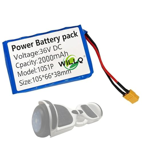 Batterie Hoverboard 36V Lithium 10S1P - Restez Mobile en Ville avec le Kit Moteur XT60