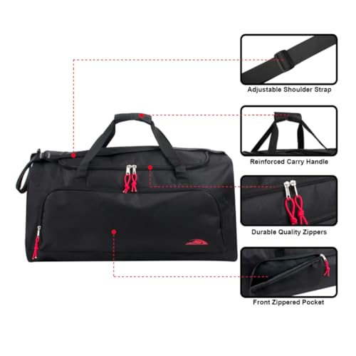 Custom Duffel Bag with Text