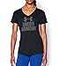 Under Armour Women's Tech Branded V-Neck, Black (001), Medium