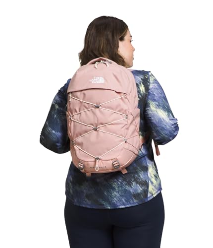 The North Face Women's Borealis Commuter Laptop Backpack - Everyday Travel Bag, Laptop Sleeve, Reflective Details, Pink Moss Dark Heather/Gardenia White-NPF, One Size - Image 8