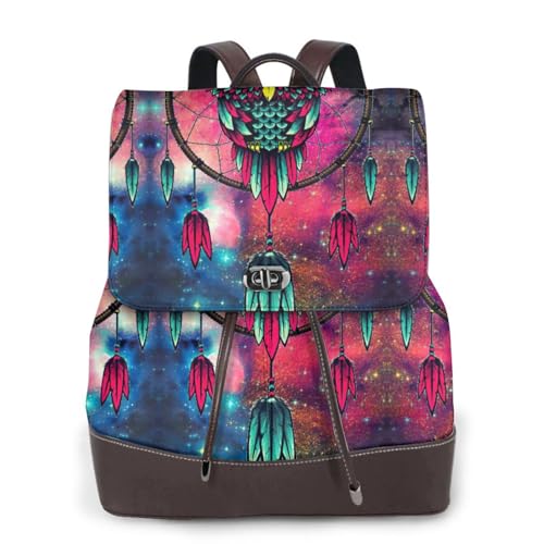 Sac à dos en cuir pour le travail et les voyages actifs au féminin
