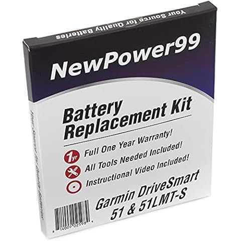 Garmin DriveSmart 51LMT-S Battery Replacement Kit Cover