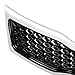 DNA MOTORING OE Style Painted Black Grille Grill Compatible with 11-13 Kia Optima Korea Built, w/Chrome Moulding, OEM-GR-KI12001433