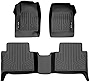 SMARTLINER Custom Fit Floor Mats 2 Row Liner Set Black for 2015-2021 Chevy Colorado Crew Cab/GMC Canyon Crew Cab