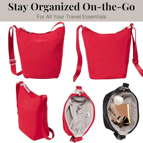 Image of Baggallini Swift Mini Crossbody Bag for Women - 4.5x7 Small Travel Purse with Crossbody Strap and RFID