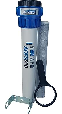 Aquios® AQFS220 Whole House Salt Free Water Softener and Filter System - New Model - for Homes Under 2000 Square Feet