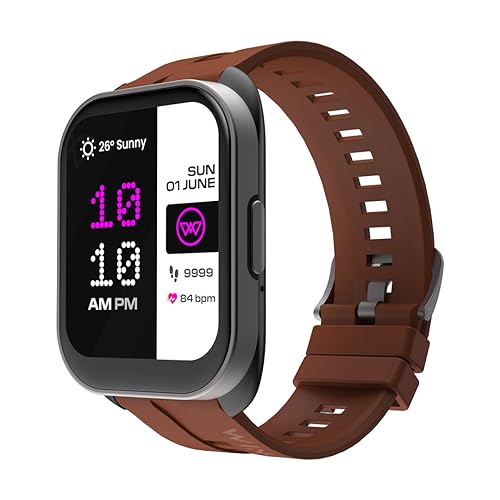 Image of Wings zaisia Urbana Smartwatch with 2.01A inch IPS LCD Screen, Digital smartwatch Android smartwatch with Ai Voice Assistant, IP68 Water & Dust Resistant.