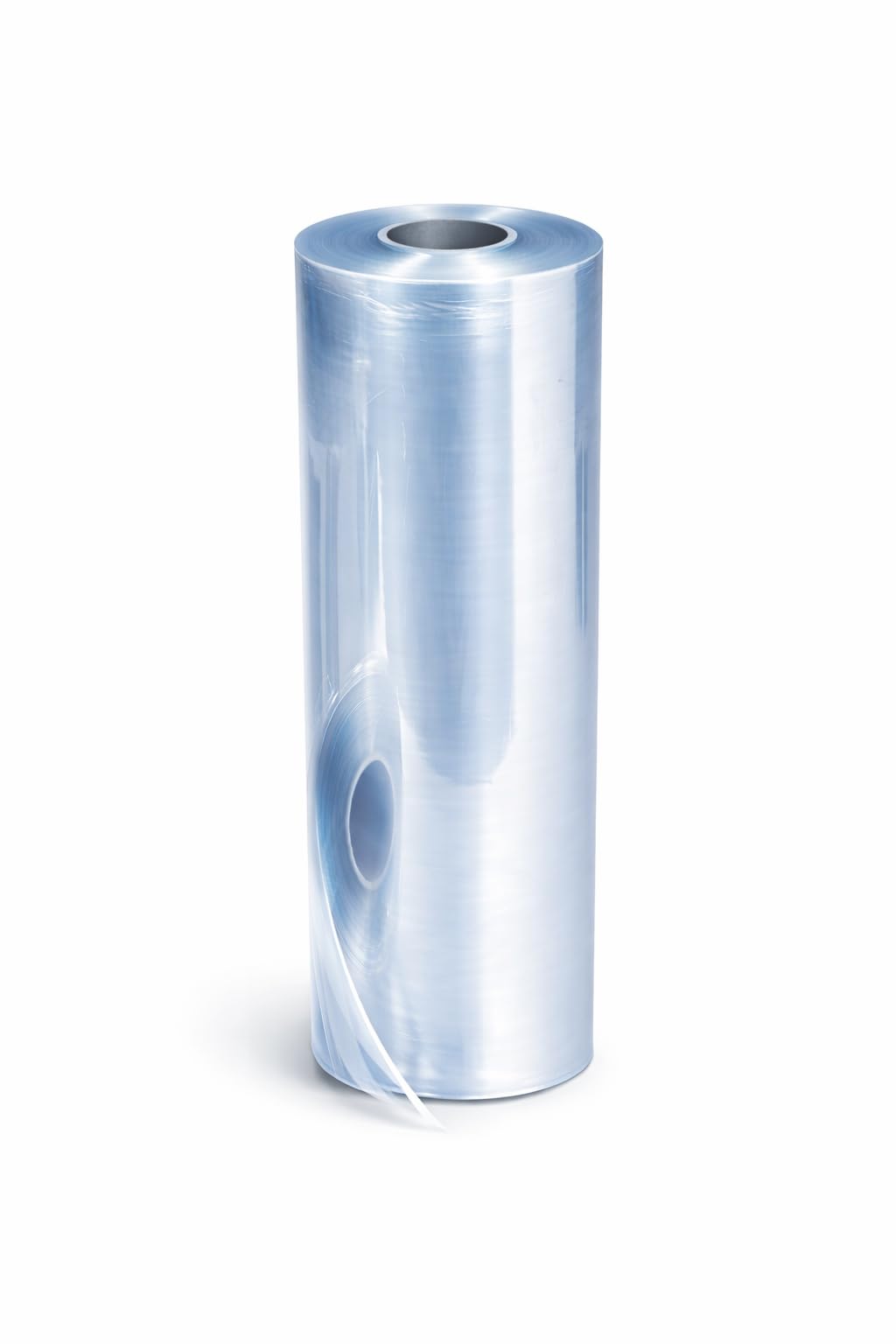 PVC Heat Shrink 10 inch Width Transparent, Length 10 meters. For packing.