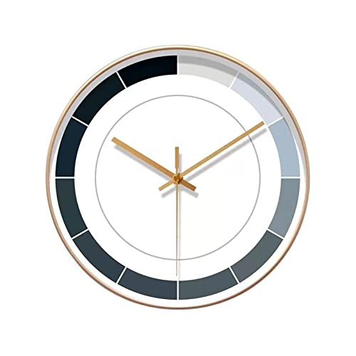 Horloge murale moderne minimaliste de luxe sans tic-tac 30cm - 2