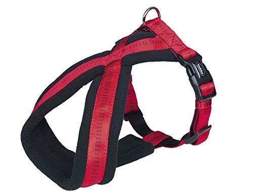Nobby Soft Grip Comfort Harness, 70-100 cm/25-50 mm, Red, 70-100 cm/25-50 mm (Pack of 1)