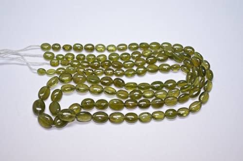 Garnet Vessonite perles ovales 7-9mm de qualité AAAA pour la création de bijoux DIY
