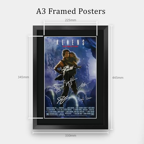 HWC Trading Alien 2 Gifts Printed Signed Autograph Presentation Display Montage for Movie Memorabilia Fans - A3 Framed - Image 2
