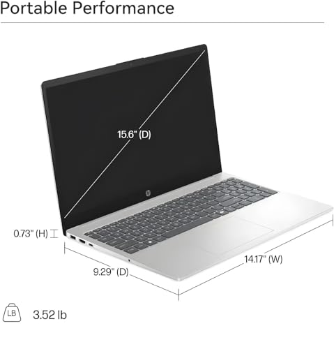 Laptop HP 15.6" Core i7-1255U 16GB RAM 1TB SSD Silver miniatura 6
