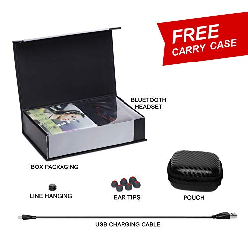 Image of Red Lemon Bolt S280 Bluetooth Sports Stereo Wireless IPX7 Waterproof Headphone (Red-Balck)