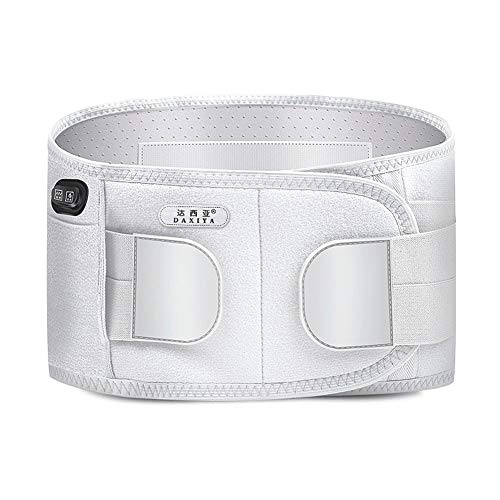 ZFF Soporte Lumbar Cinturón,Calentamiento Fibra Carbono Lumbar Cinturón para Hombres...