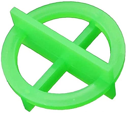 RAFFISH 100 pièces Kit de système de nivellement de Carreaux réutilisable, entretoises de Carreaux, auxiliaire d'installation d'outils de carrelage, régleurs de niveleur de carreauxWhite(2mm) Cover