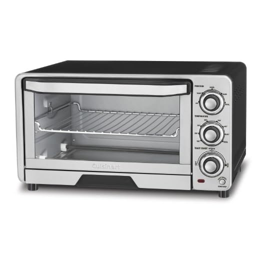 Cuisinart TOB-40FR Custom Classic Toaster Oven Broiler, Silver (Renewed)