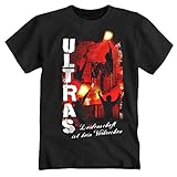 fc bayern - vfl wolfsburg highlights Baumwolle Ultras Fussball Fan Szene Fankurve Ultra FC Pyro Stadion Choreo Shirt T-Shirt Trikot M