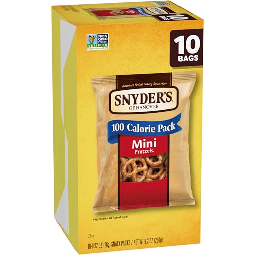 Image of Snyder's of Hanover Mini Pretzels, 10 Count 0.92 Oz