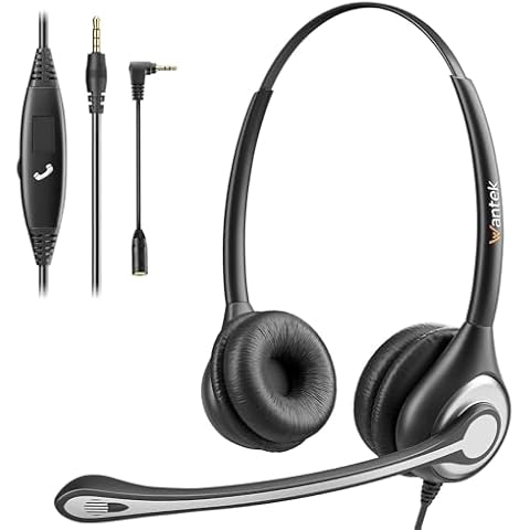 Casque Wantek avec Micro Antibruit Cover