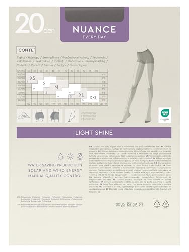 Image of Conte Nuance 20 Denier Sheer Pantyhose for Women, Nylon Tights