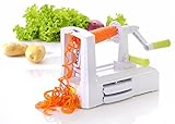 Ewei's Homeware Spiral Vegetable Slicer,Zucchini Spaghetti Pasta Noodle Maker, Quickly Spiral Slice Vegetables into Healthy Veggie Pasta