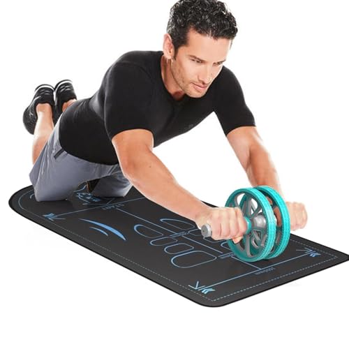 Alfombrilla para rodillas abdominales antideslizante con aislamiento acústico para ejercicio