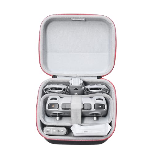 Image of Carrying Case for DJI Neo 2 Fly More Combo and Neo 2 Drone Full Accessories | Hard Travel Bag for Neo 2 Drone:Controller,3 Batteries,Charging Hub,Propeller Guard and More |Protective Case with YKK Zipper