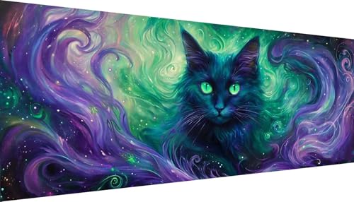 Broderie diamant chat kit complet 200x80cm à offrir aux passionnés DIY