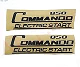norton commando 961 fiche technique Calcomanía AEspares NORTON COMMANDO 850 ELECTRIC START - Juego de adhesivos para coche, color negro