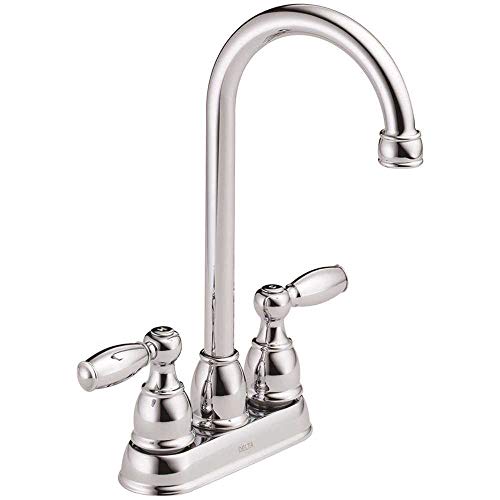 Delta Faucet B28911LF Foundations Two Handle Bar/Prep Faucet Chrome