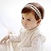 COUXILY Bebe's Diadema con Grosgrain Cinta de Piel Sintética Estrellas Orejas de...