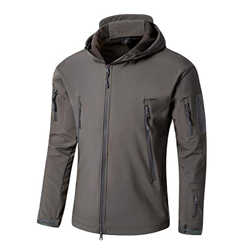 ANTARCTICA Men's Outdoor Waterproof Soft Shell Hooded Military Tactical Jacket