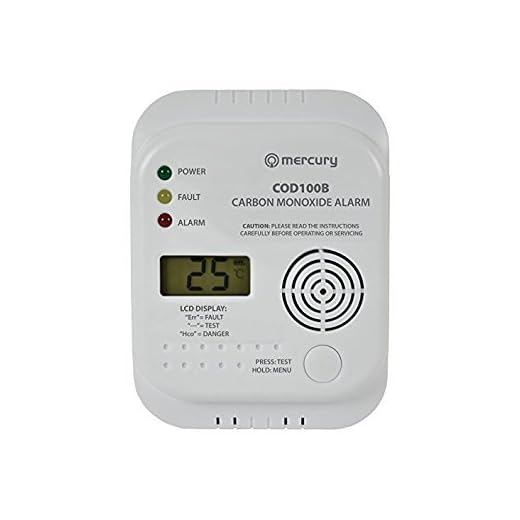Carbon Monoxide Detector With LCD Display (COD100B)