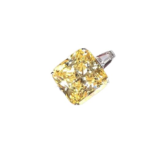 Asscher Cut Zircon Ring