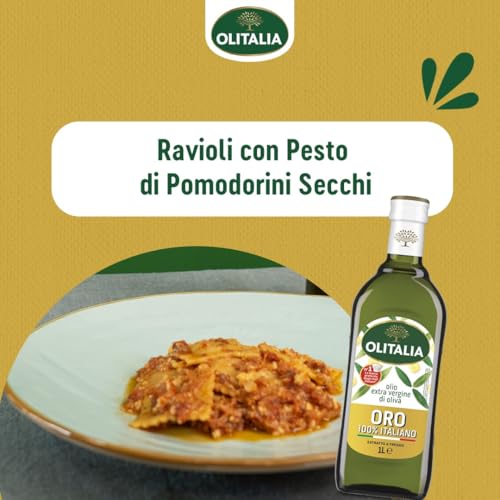 Image of Olitalia Extra Virgin Olive Oil Selezione ORO Italian • Premium Cold Extracted EVOO • Rich Fruity Flavor • Ideal for Cooking, Dressing, Salad & Mediterranean Diet, 33.81 fl oz ℮ 1000 ml