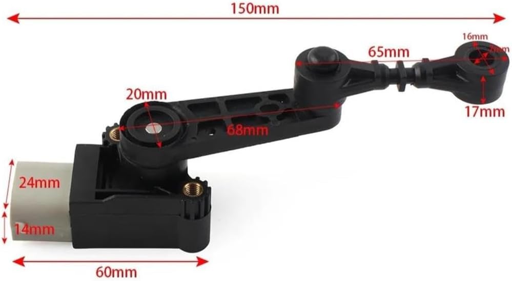 Car Height Level Sensor, Car Height Sensor Car Front Left Right Suspension Height Level Sensor C2D16581 C2D21048 for Jaguar for Xj 2010-2018