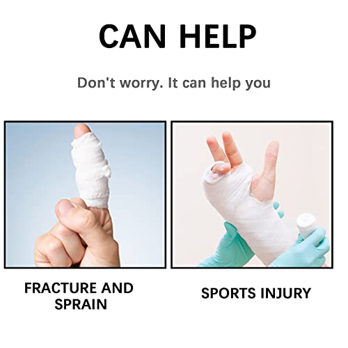 Adjustable Finger Splint With Built-In Aluminum Strip For Trigger Finger, Mallet Finger, Finger Knuckle Immobilization, Finger Fractures, Wounds, Fits Most Of Fingers #TOP2