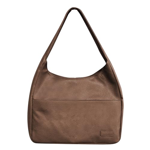 Sac porté épaule femme en cuir pu souple sacs fourre-tout rétro sac cabas grand capacité tendance