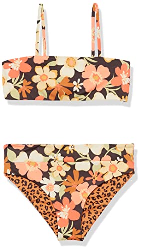 Billabong Girls' Standard Wildflower Rev Tank Swim Set, Multi, 5 Little Kid #TOP7