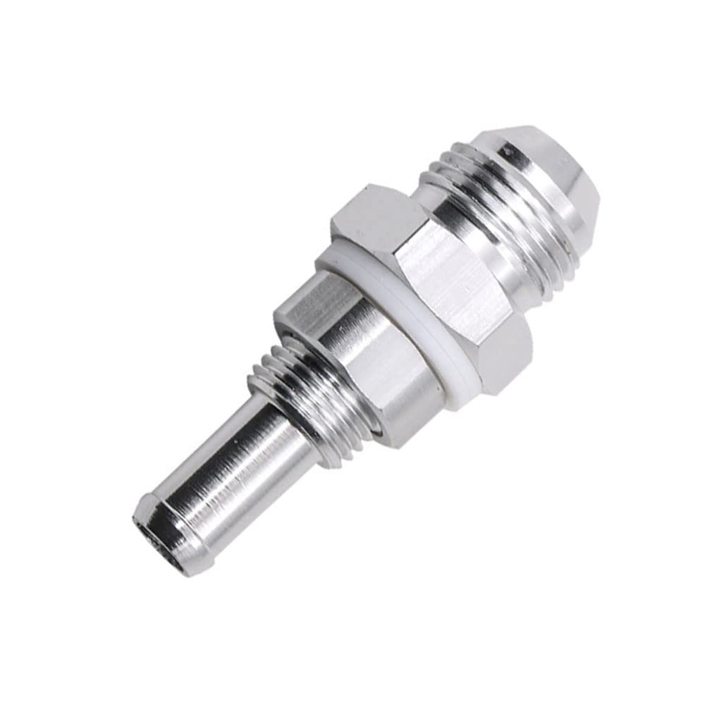 Snapklik.com : 8AN Straight To 3/8inch Hose Barb Double Fuel Pump Tank ...