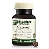 Standard Process Inc. Betafood - Digestive Health and Liver Support Supplement with Whole Food Blend of Oat Flour, Organic Beet Root, and Organic Beet Juice - 90 Tablets