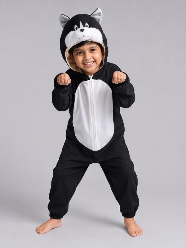 Image of Animal Costume for Kids | Plush Fancy Dress Costume for Boys & Girls |School Fancy Dress, Annual Day, Jungle Theme, Role Play, Halloween & Birthday Party