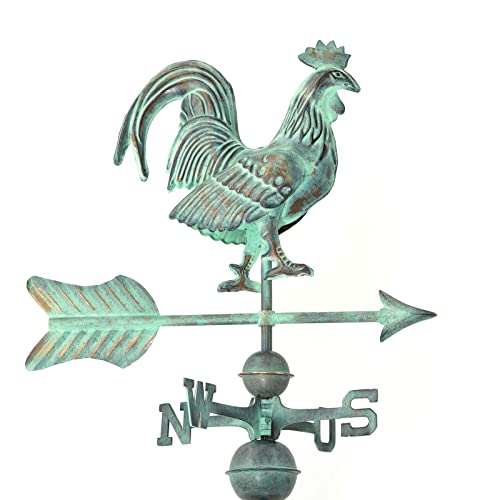 Mittelgroße Wetterfahne 569 – Wetterhahn aus Kupfer Mittelgroße Wetterfahne 569 – Wetterhahn aus Kupfer