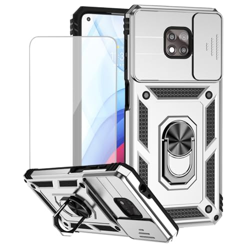 Coque Motorola Moto G Power 2021 antichoc avec anneau magnétique et protection objectif