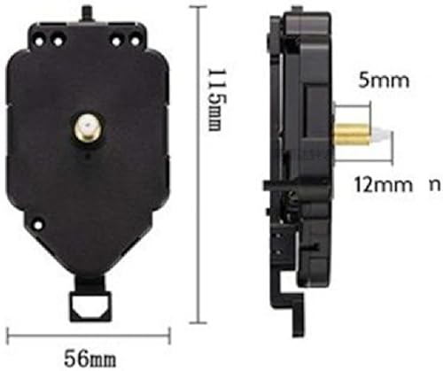 Reloj DIY Movimiento Reloj de Pared Movimientos Mecanismo de Péndulo Inicio Reloj de Pared Piezas de Reparación Suministros de Repuesto Reloj de