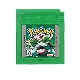 Pokemon Video Games Green Gameboy Color GBC Reproduction Video Game Cartridge