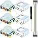 MTDELE 3 Pcs HC-SR501 PIR Motion Sensor Miniature Human Infrared Sensing Module Compatible with for Raspberry Pi Arduino Sensors